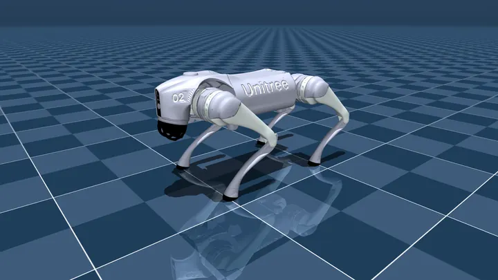 Quadruped robot available for remote programming sessions